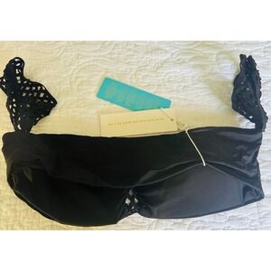New with tags Beach BUNNY  Hayden off shoulder bikini top size xxl black‎